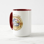 250th Anniversary USA Patriotic | 1776–2026 Button Tasse (Vorderseite Links)