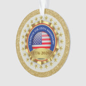 250th Anniversary USA Patriotic | 1776–2026 Ornament (Vorderseite)