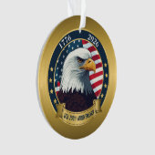 250th Anniversary USA Patriotic | 1776–2026 Ornament (Vorderseite)