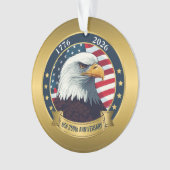 250th Anniversary USA Patriotic | 1776–2026 Ornament (Vorderseite)