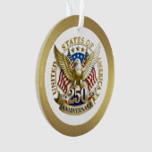250th Anniversary USA Patriotic | 1776–2026 Ornament (Vorderseite)