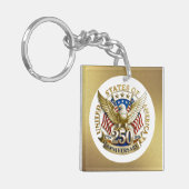 250th Anniversary USA Patriotic | 1776–2026 Schlüsselanhänger (Vorderseite links)