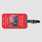 250th Anniversary USA Patriotic Commemorative Gepäckanhänger (Vorderseite (Horizontal))