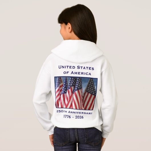 250th Anniversary USA Patriotic Pullover (Schwarz voll)