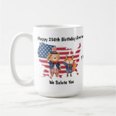250th Birthday America Mug Kaffeetasse (Links)