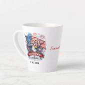 250th Celebration US Independence Day 1776 - 2026 Milchtasse (Linke Ecke)