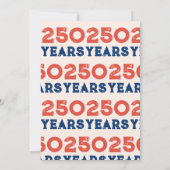 250th Independence Statue of Liberty Party Einladung (Rückseite)