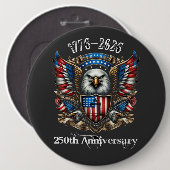 250th  USA Anniversary 1776 2026 Button (Vorne & Hinten)