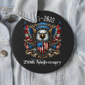 250th  USA Anniversary 1776 2026 Button (Beispiel)