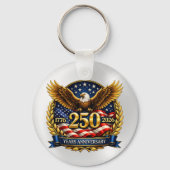 250th USA Anniversary Eagle Emblem Schlüsselanhänger (Rückseite)