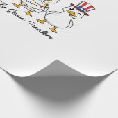 250th Years of Silly Goose Freedom Semiquincentenn Geschenkpapier (Ecke)