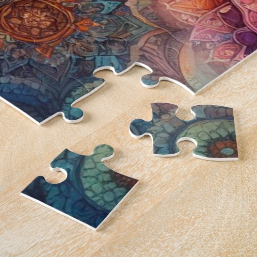 252 Stück Krustenbaum des Lebens Mandala Pagan Puzzle (Seite)