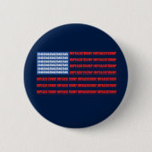 2545 Flag-Impeach Trump Button (Vorderseite)