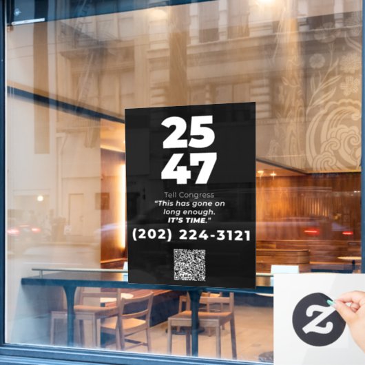 2547  FENSTERAUFKLEBER (Café-Fenster)