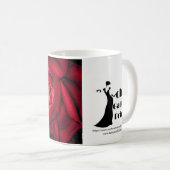 2555-Rote Rose-Kaffee-Tasse Kaffeetasse (VorderseiteRechts)