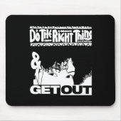 257 Sticker raus Mousepad (Vorne)