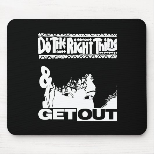 257 Sticker raus Mousepad (Vorne)