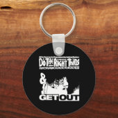 257 Sticker raus Schlüsselanhänger (Vorderseite)