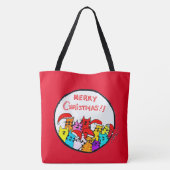 258 - Weihnachtskatzen - Tasche (Rückseite)