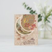 25.12. Weihnachtskarte Vintag Feiertagspostkarte (Stehend Vorderseite)