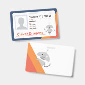 25-26 Clever Dragons Abzeichen Ausweis (Vorder- & Rückseite)
