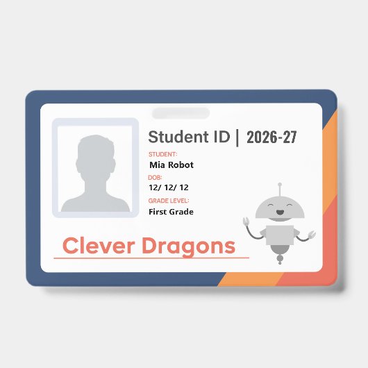 25-26 Clever Dragons Abzeichen Ausweis (Vorderseite)