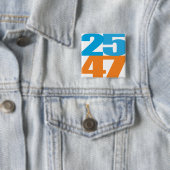 25 47 Blau/Orange Button (Beispiel)