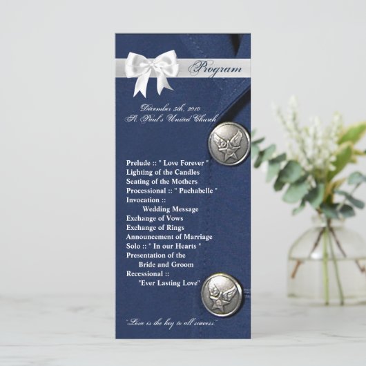 25 4x9 Hochzeitsflugzeug-Klasse A Uniform Programm (Stehend Vorderseite)