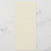 25 4x9 Hochzeitskalender/Graustreifen Käfig Programm (Rückseite)