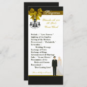 25 4x9 Hochzeitsprogramm ARMY Uniform Groom Bride Programm (Vorne/Hinten)