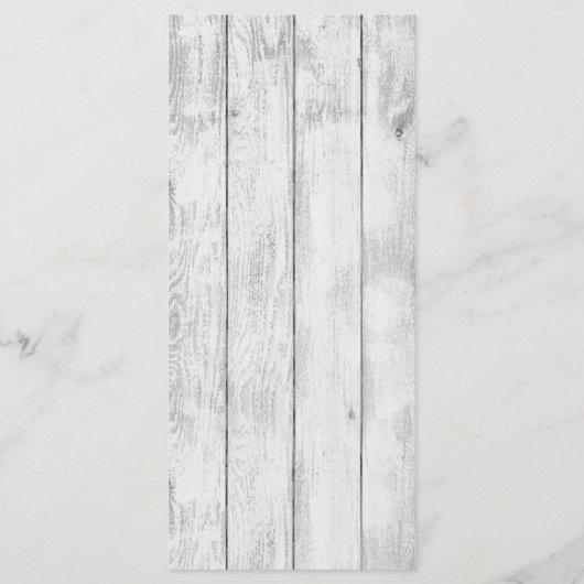 25 4x9 Hochzeitsprogramm Burlap Mr. und Mrs Banner Programm (Rückseite)