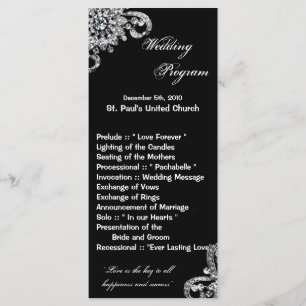 25 4x9 Hochzeitsprogramm Diamant-Halskette Schmuck Programm