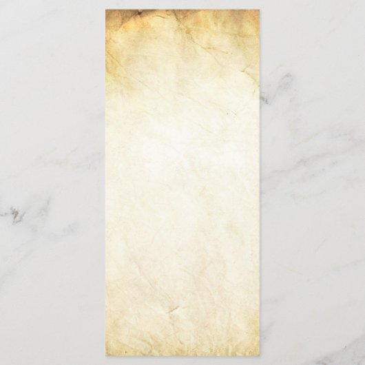 25 4x9 Hochzeitsprogramm Fall Tree Aged Paper Herb Programm (Rückseite)