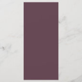 25 4x9 Hochzeitsprogramm Feather Centre Piece Glam Programm (Rückseite)