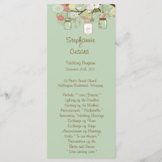 25 4x9 Hochzeitsprogramm Frühjahrsprogramm Blumenm Programm