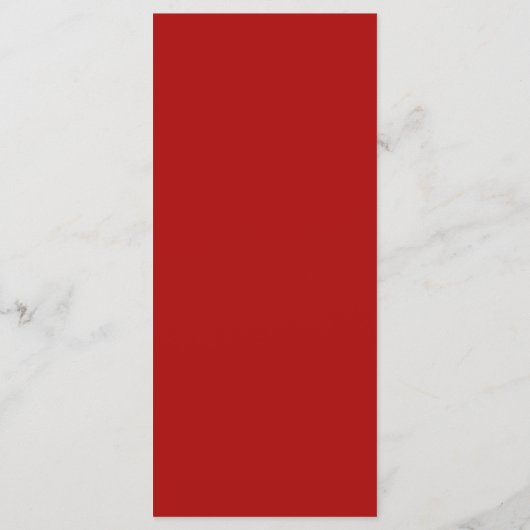 25 4x9 Hochzeitsprogramm Graue rote, formale Print Programm (Rückseite)