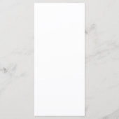 25 4x9 Hochzeitsprogramm Grün und braun Damast Programm (Rückseite)