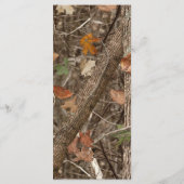 25 4x9 Hochzeitsprogramm Jagd auf Jungtiere Hirsch Programm (Rückseite)