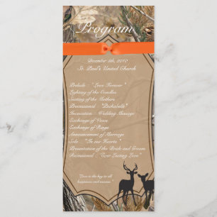 25 4x9 Hochzeitsprogramm Jäger Camouflage Camoflau Programm