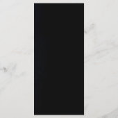 25 4x9 Hochzeitsprogramm Marine Uniform Groom Brid Programm (Rückseite)