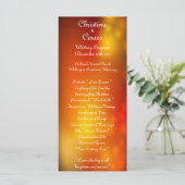 25 4x9 Hochzeitsprogramm Marokkanisch Laterne Programm (Stehend Vorderseite)