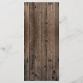 25 4x9 Hochzeitsprogramm Mason Jar String Lights B Programm (Rückseite)