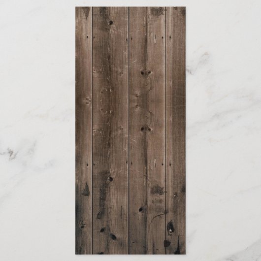 25 4x9 Hochzeitsprogramm Mason Jar String Lights B Programm (Rückseite)