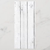 25 4x9 Hochzeitsprogramm Mason Jar String Lights Programm (Rückseite)