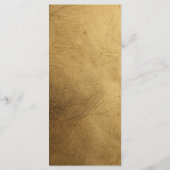 25 4x9 Hochzeitsprogramm Modernes Stripe Navy Weiß Programm (Rückseite)