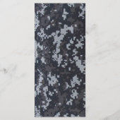 25 4x9 Hochzeitsprogramm Navy DIGITAL DRUCKUniform Programm (Rückseite)