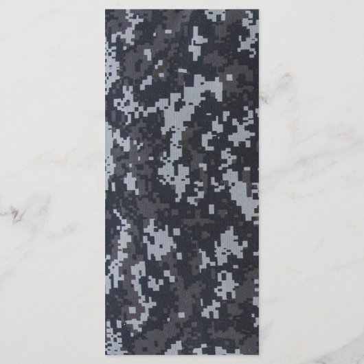 25 4x9 Hochzeitsprogramm Navy DIGITAL DRUCKUniform Programm (Rückseite)