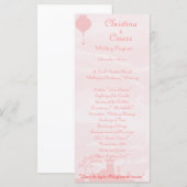 25 4x9 Hochzeitsprogramm Orientalischer Garten Programm (Vorne/Hinten)