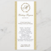 25 4x9 Hochzeitsprogramm Sandy Beach Programm (Vorderseite)