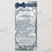 25 4x9 Hochzeitsprogramm Schmetterlinge Eisbrüche  Programm (Vorderseite)